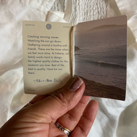 Faherty Ozzy Linen Jumpsuit relaxed leg front button sleeveless romper pants XL - Picture 12 of 14